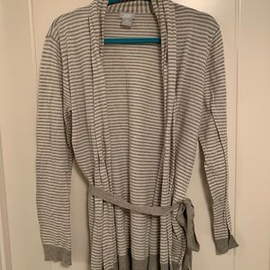 Joe Fresh Striped Wrap Sweater